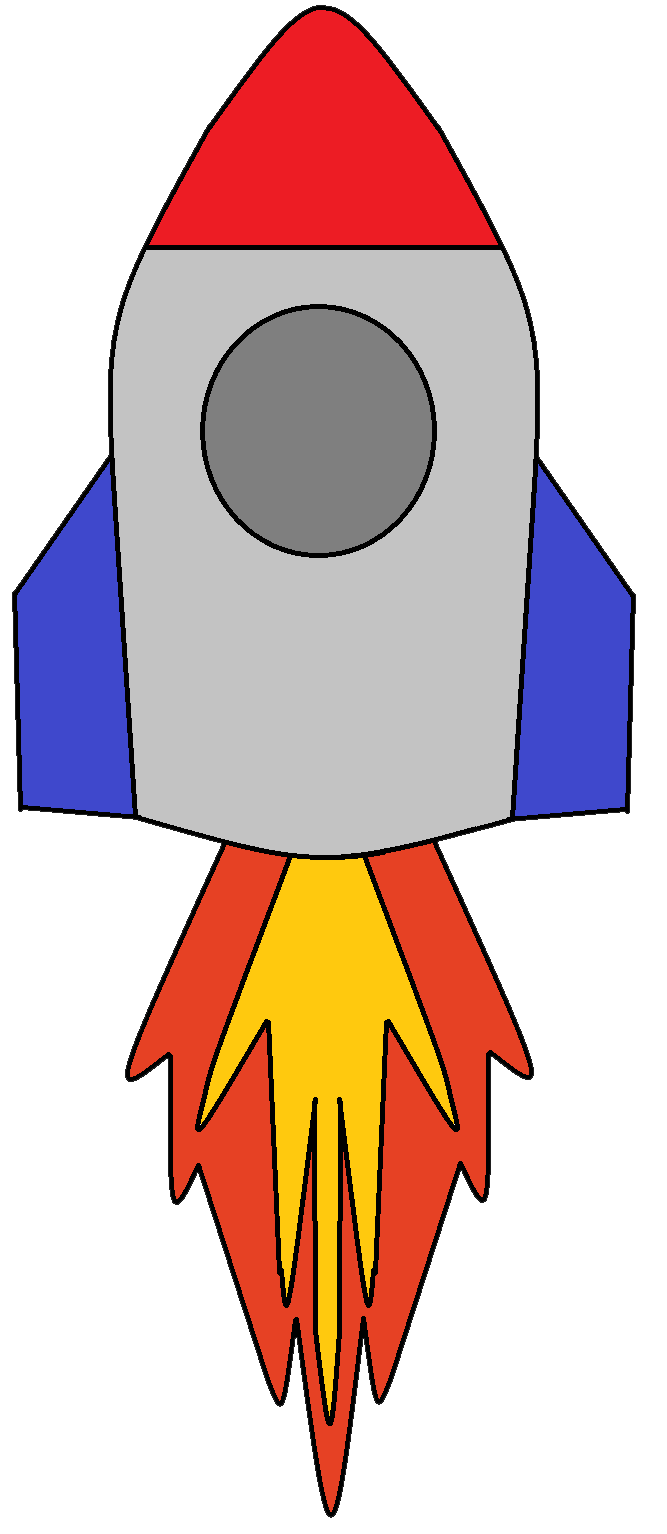 Rocket clipart 8