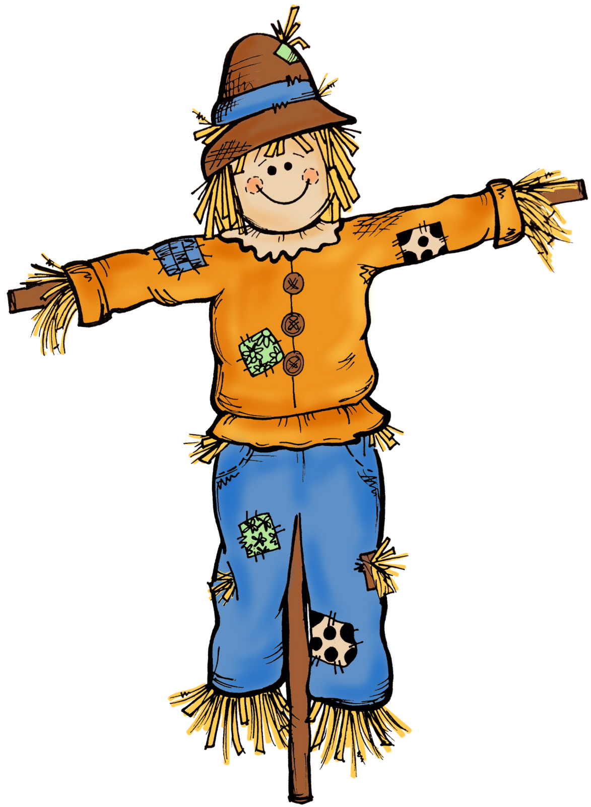 Scarecrow clip art for kids free clipart images