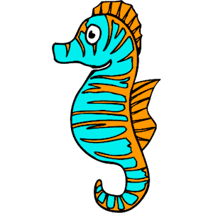 Sea life clipart seahorse seahorse clipart image cartoon clipartcow