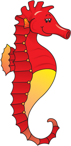 Seahorse clip art free free clipart images 4