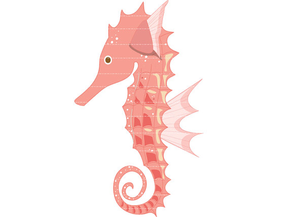 Seahorse clipart 0