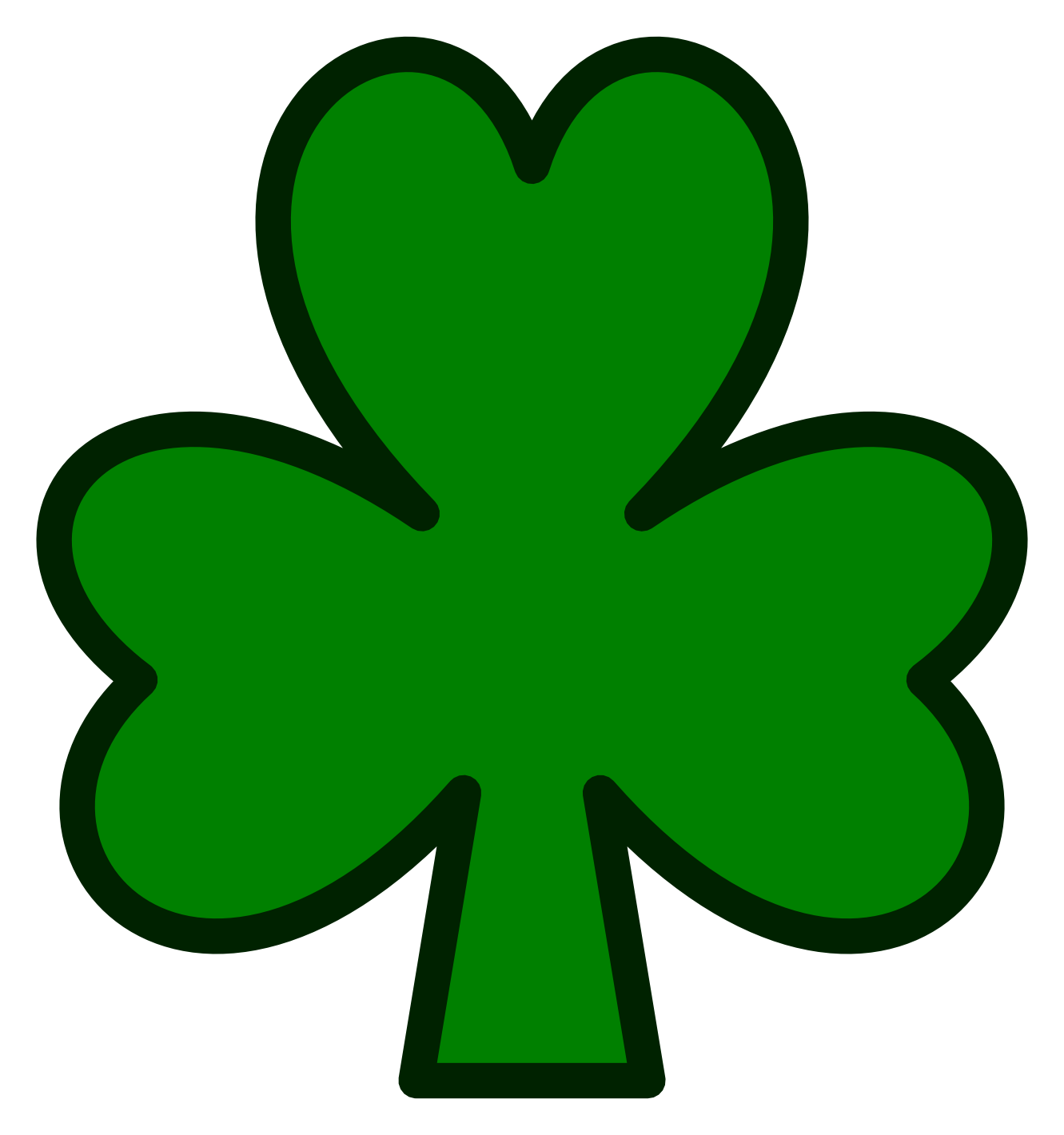 Shamrock clip art pattern free clipart images