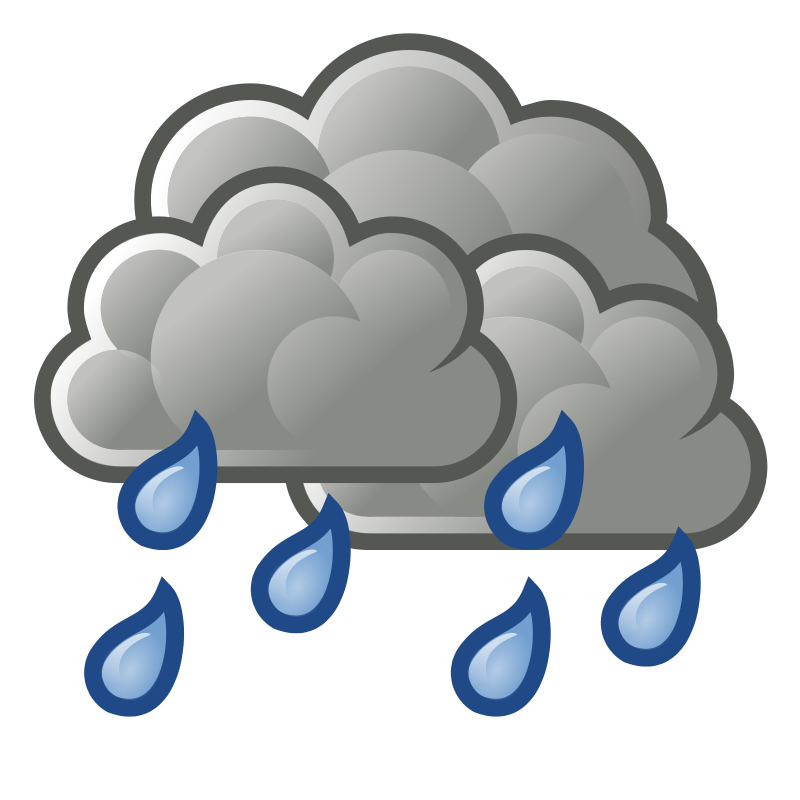 Showers weather clipart