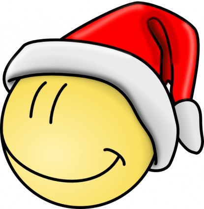 Smiley face smiley santa face clip art free vector in open office drawing svg