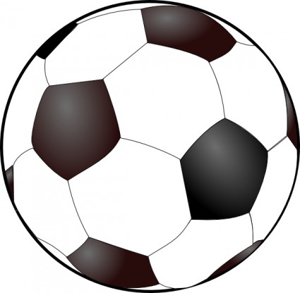 Soccer ball clip art free vector in open office drawing svg svg 3