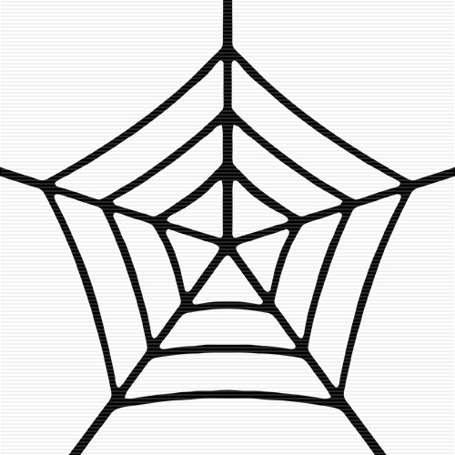 Spider web clipart 1