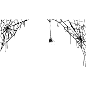 Spider web clipart 7