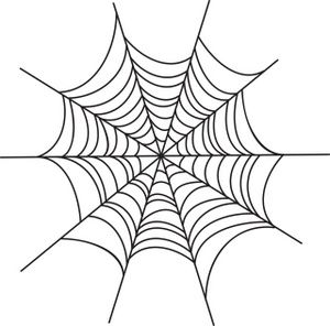 Spider web clipart image use for pin the web on the bad guy