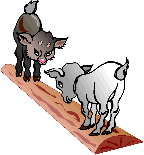 Spotted goat clip art at vector clip art image
