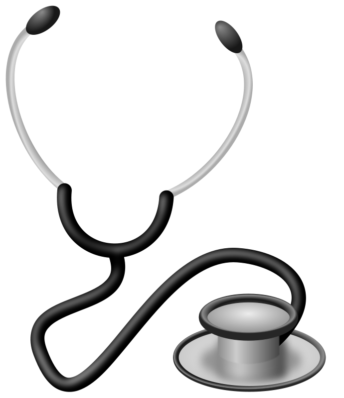 Stethoscope medical clipart image