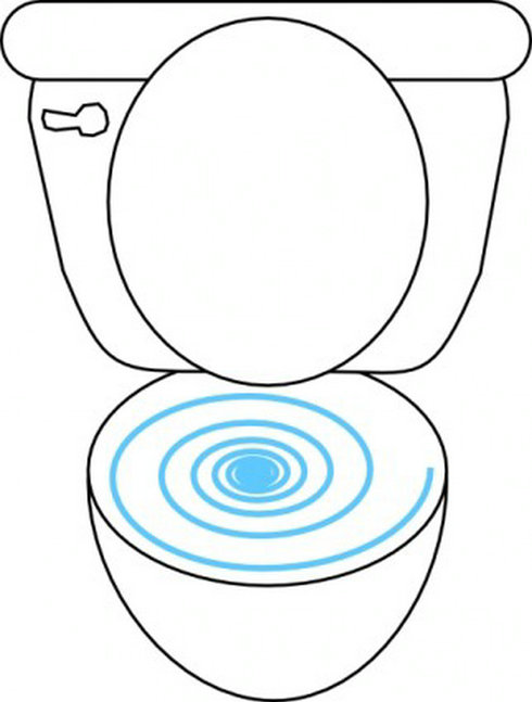 Swirly toilet clip art free vector download graphics material