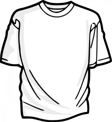 T shirt blank shirt clip art free vector in open office drawing svg