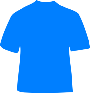 T shirt blue shirt clip art at clker vector clip art