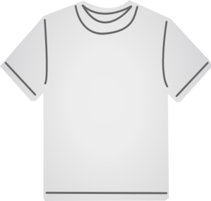 T shirt white shirt clip art at clker vector clip art