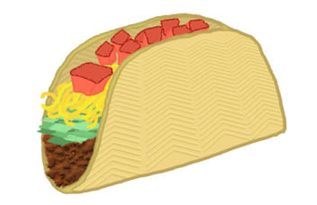 Taco clipart image