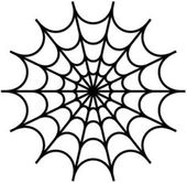 Template For Spider Web Clipart 170x166 