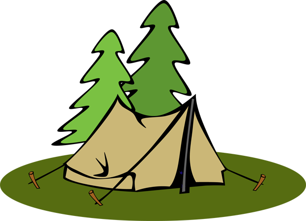 Tent clip art brown tents clipartcow