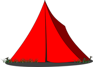 Tent ridge blue clip art at clker vector clip art
