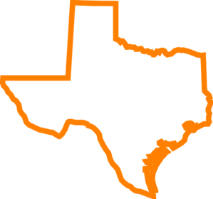Texas orange clip art at clker vector clip art