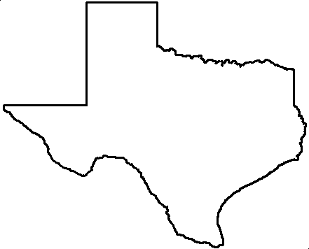 Texas outline clipart free clipart images 6