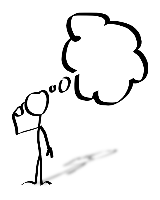 Thinking clip art 2 clipartcow