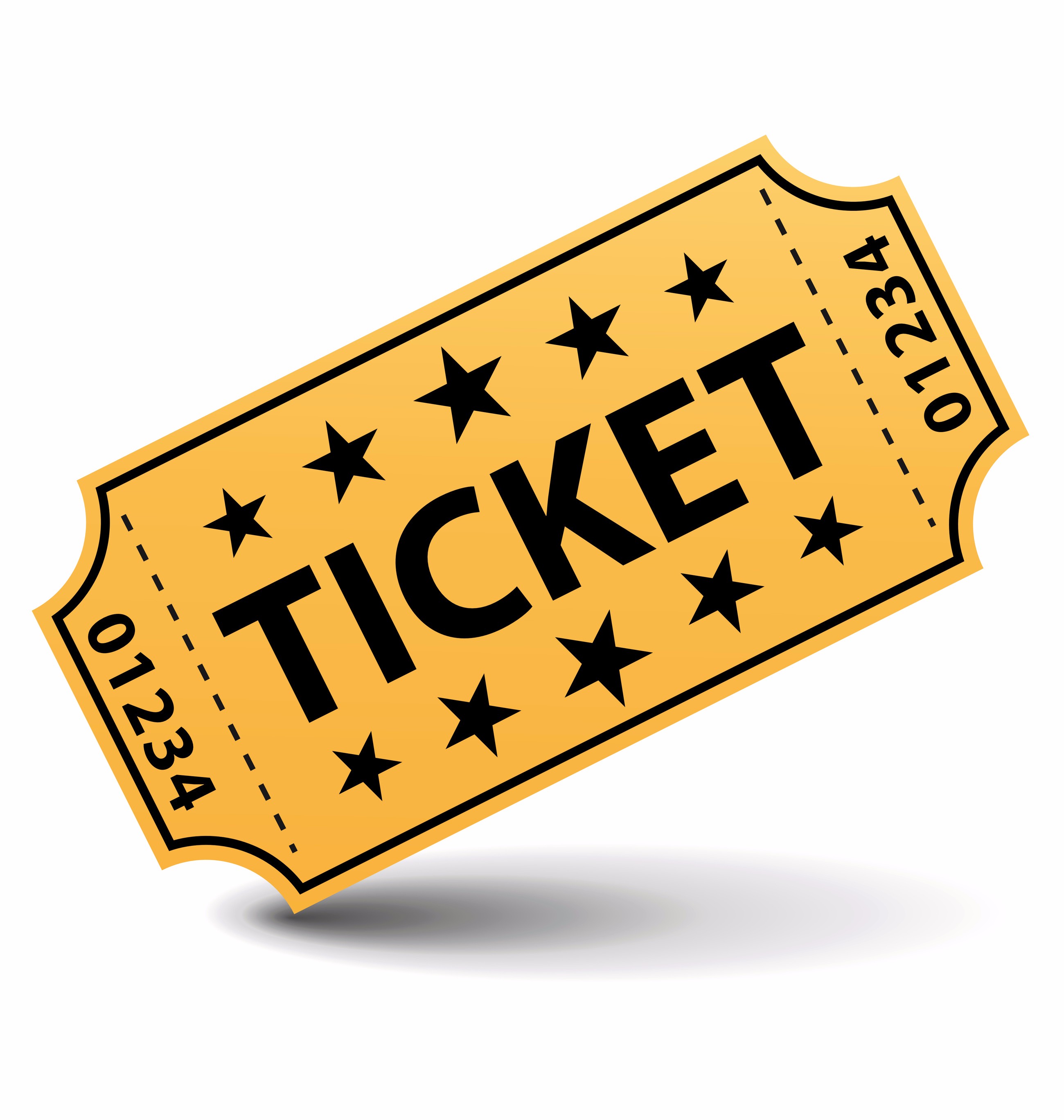 Ticket clip art template free clipart images 3