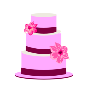 Tiered cake clipart