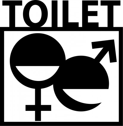 Toilet clip art black and white free clipart images 2 clipartcow