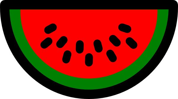 Watermelon clip art clipartcow