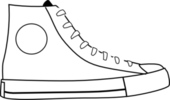 Free clip art tennis shoe clipart image 2 - Clipartix