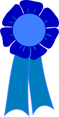 1st place blue ribbon clip art