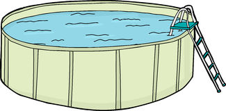 Above ground pool clipart