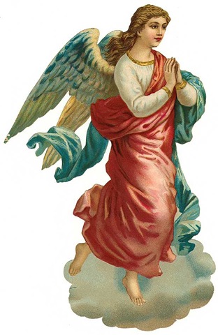 Angel free clip art from vintage holiday crafts blog archive free