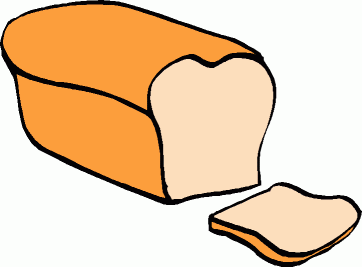 Bread clipart black and white free clipart images