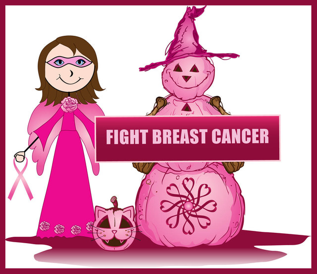 Breast cancer awareness month clip art