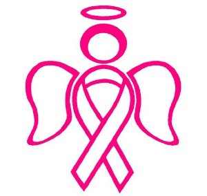 Breast cancer ribbon coloring page clipart