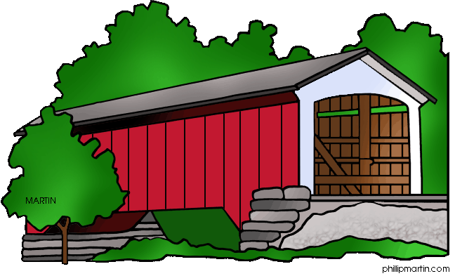 Bridge page of indiana clip art free clipart images