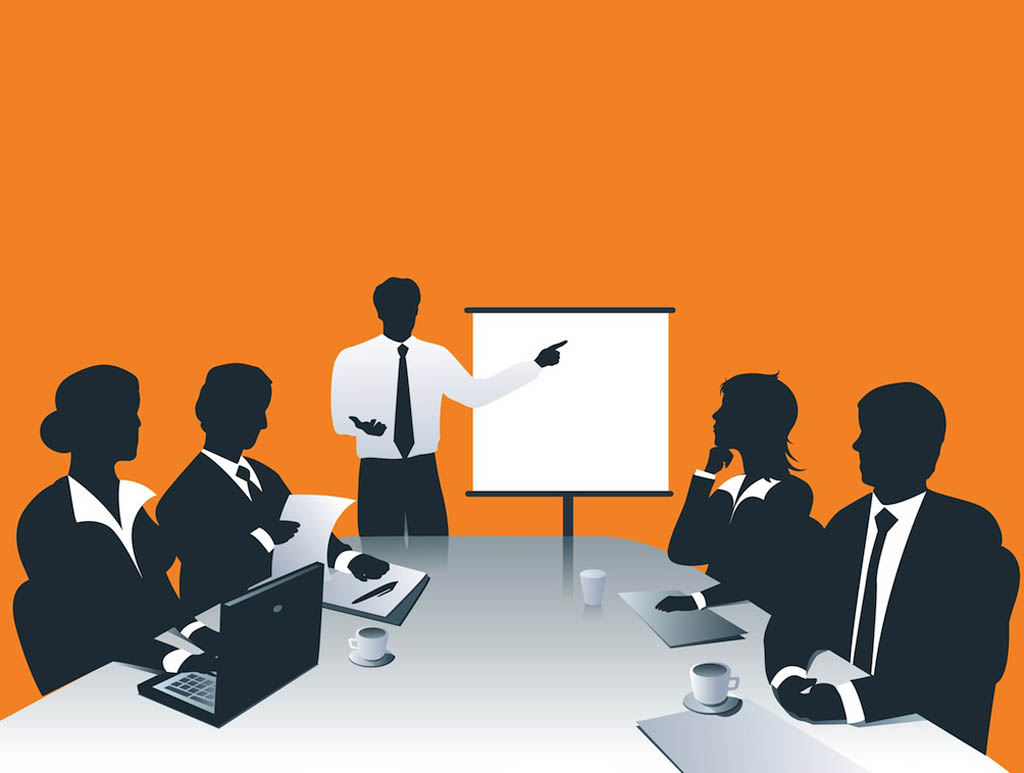 Business for presentations clipart