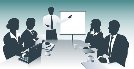 Business meeting clip art 2