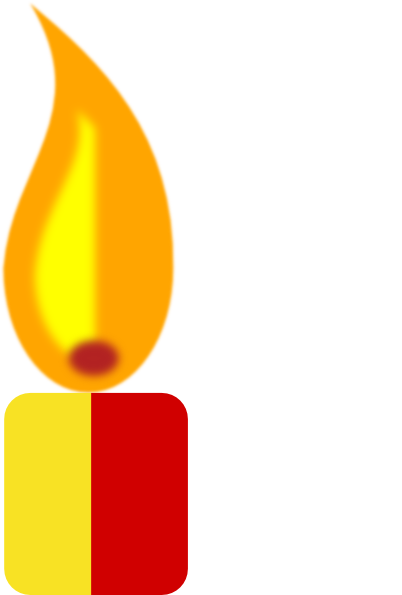 Candle flame image free clipart images 3