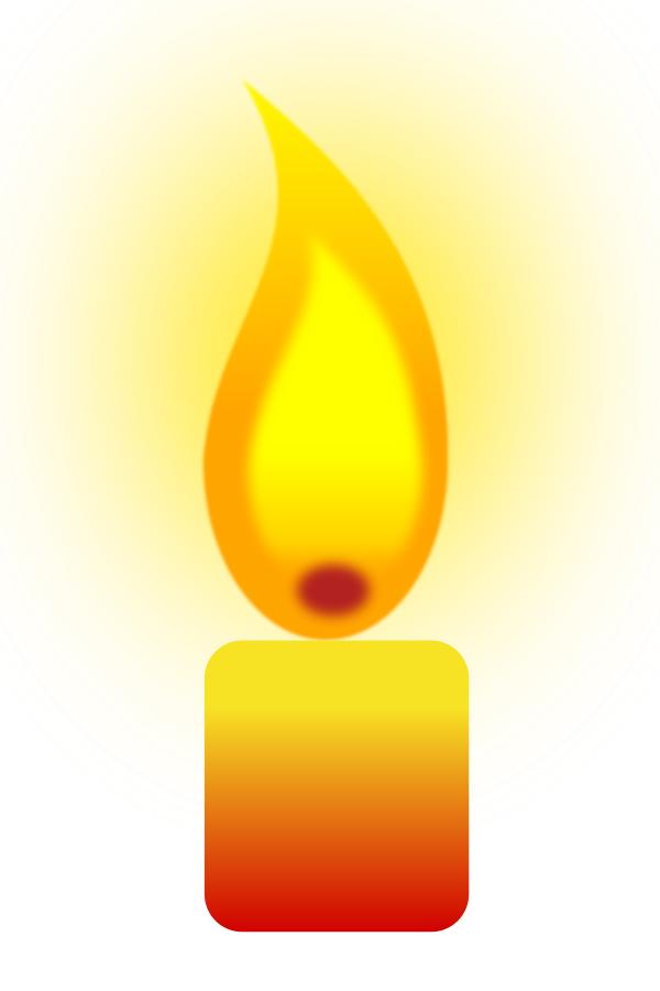 Candle vector clipart