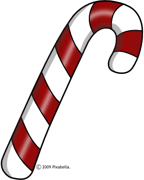 Candy cane cane clipart free clipart images