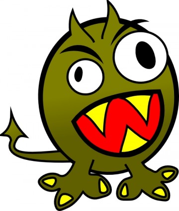 Cartoon monsters clip art free vector for free download about