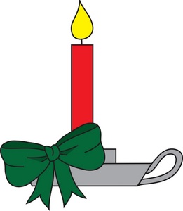 Christmas candle clip art free 2