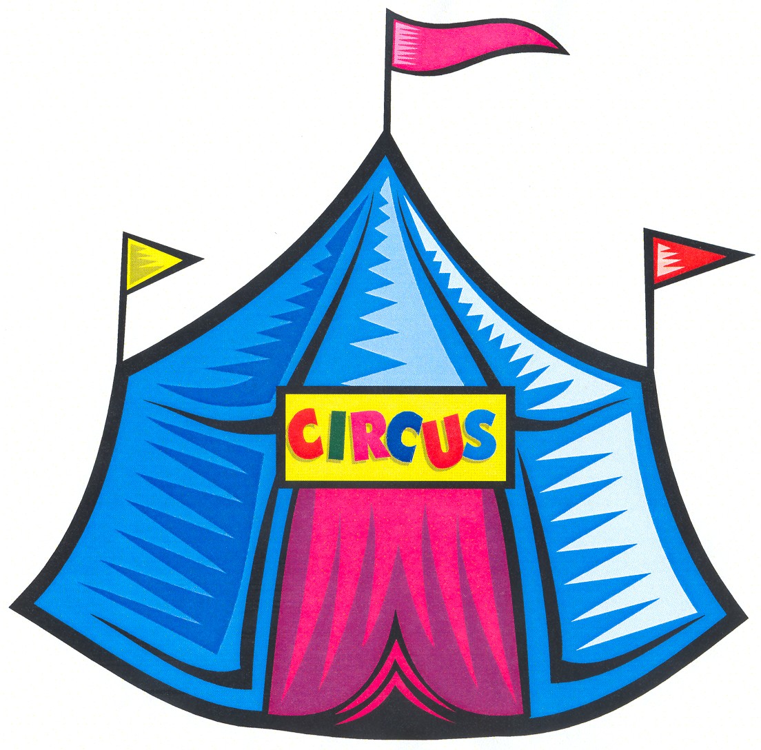Circus clipart free clipart images clipartcow