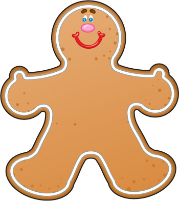 Clipart for a gingerbread man bing images