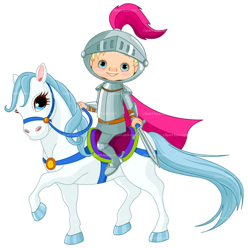Clipart knight boy on horse free vector design clipart