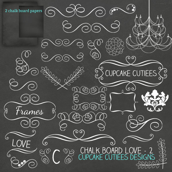 Cliparts chalkboard love clip art two mygrafico