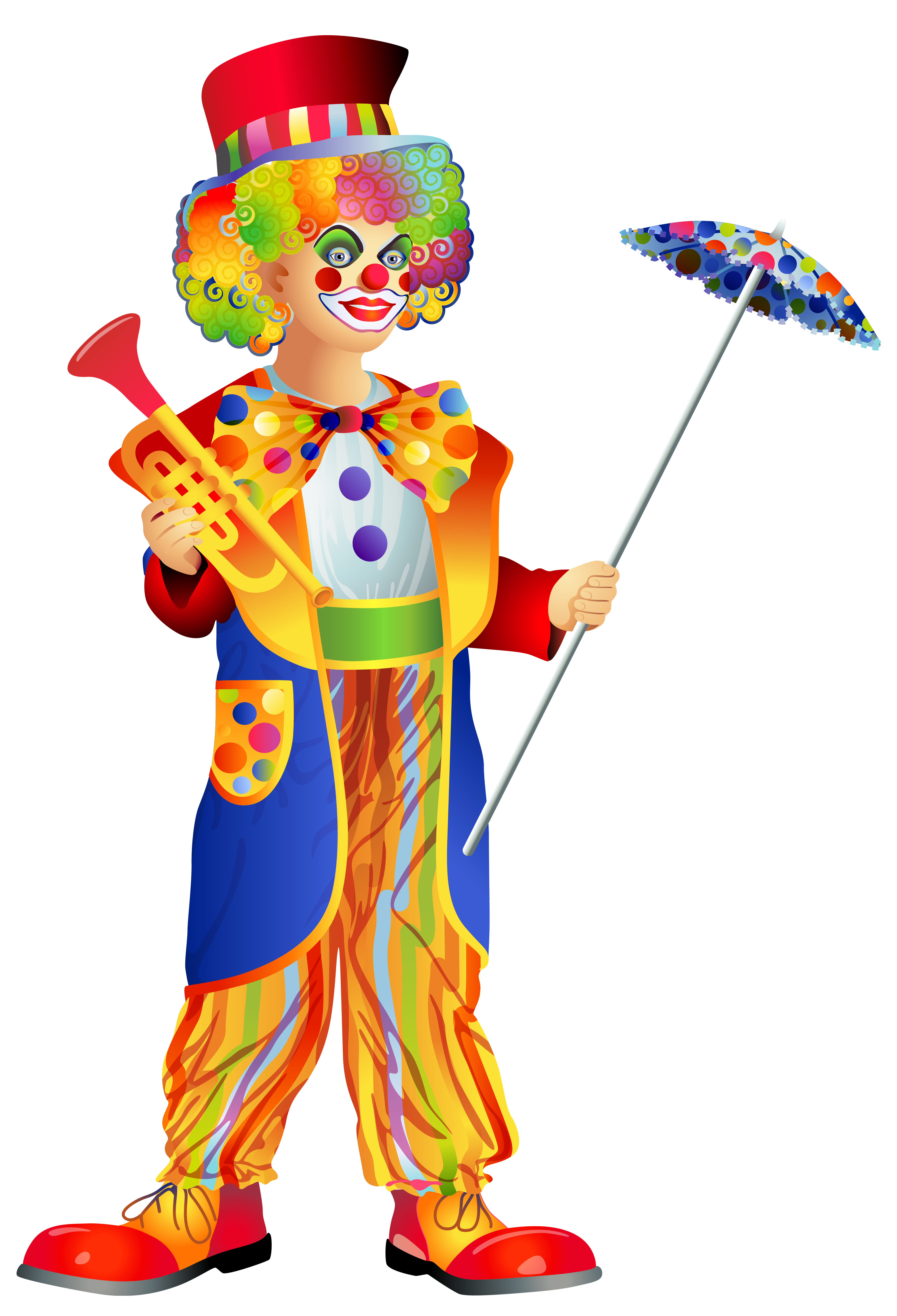 Clown clip art image