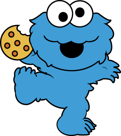 Cookie monster clip art 1 clipartix